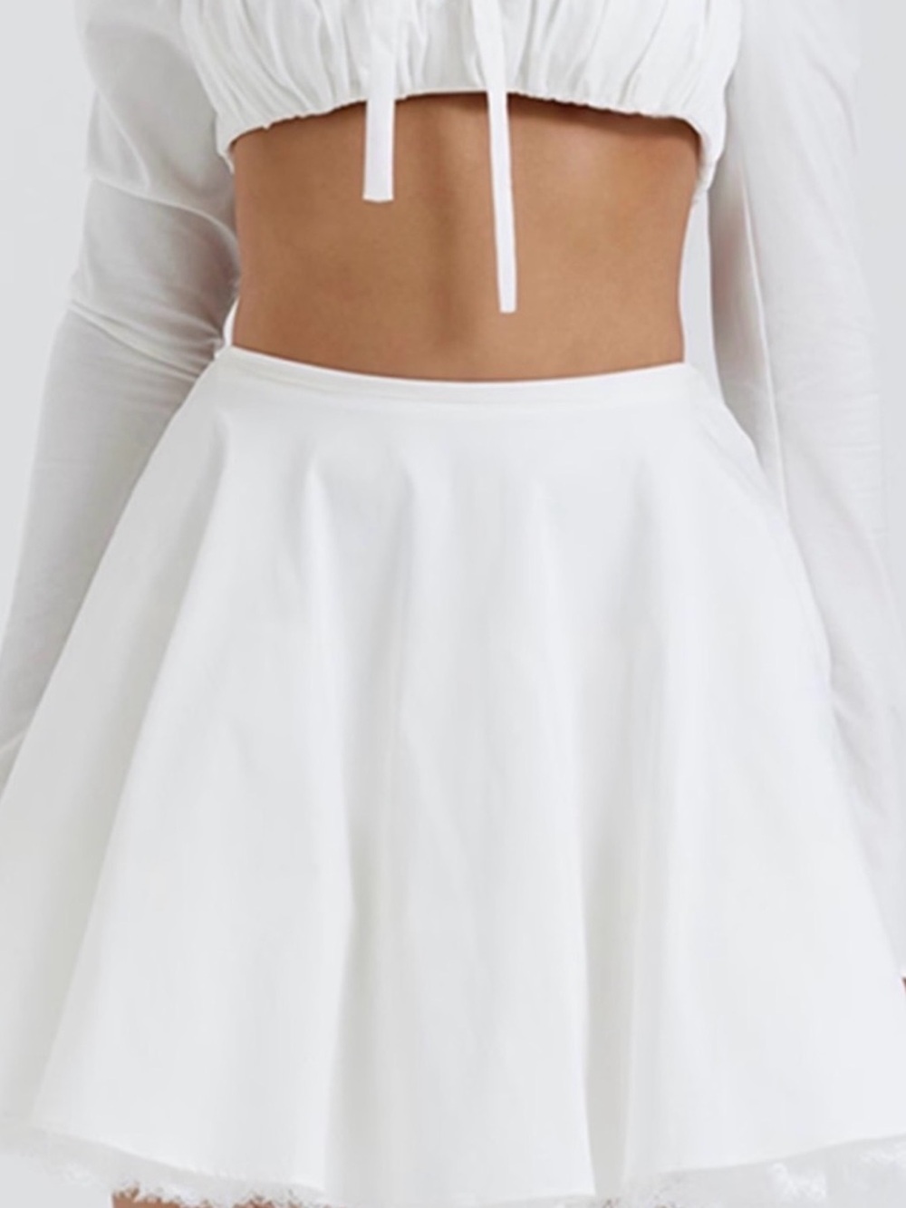 House of CB White Nahla Skirt